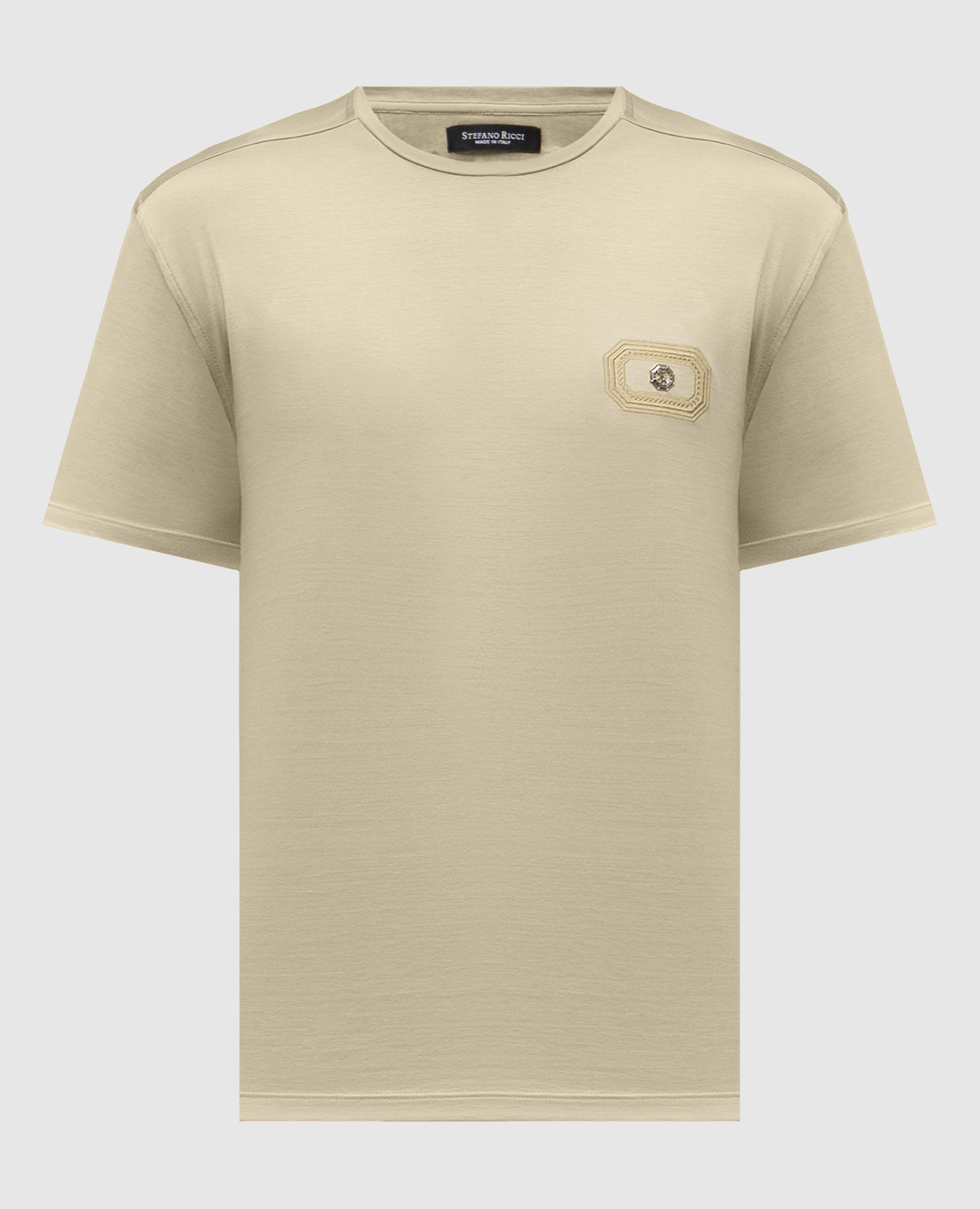 Green T-shirt with logo