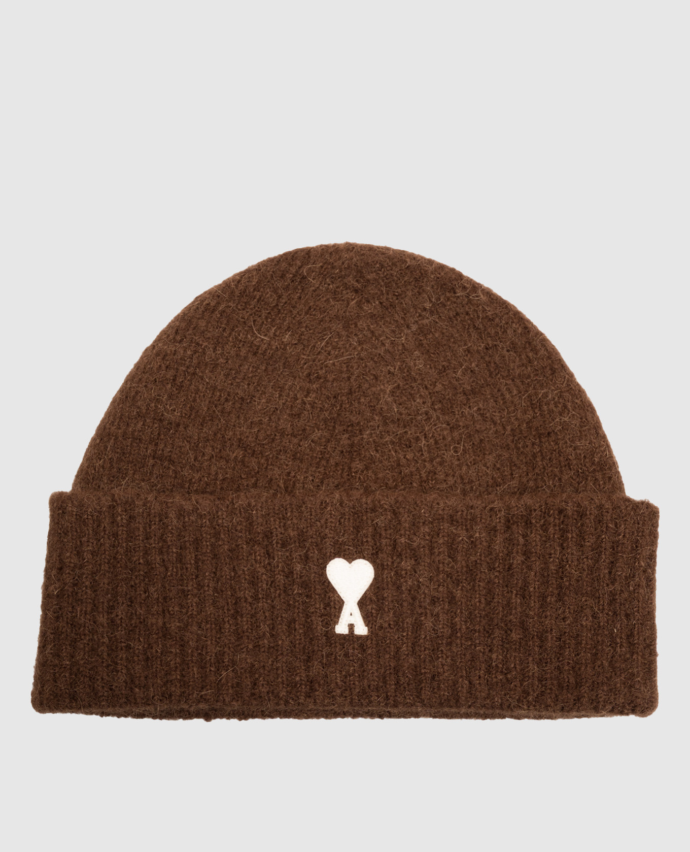 Brown hat with patch