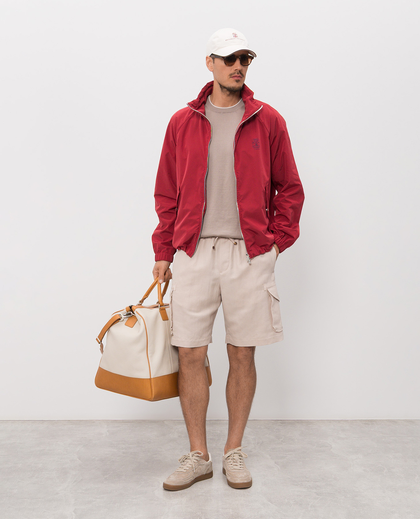 

Beige cotton T-shirt Brunello Cucinelli