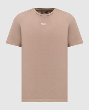 Peserico Beige T-shirt with logo R55000J0Q302358