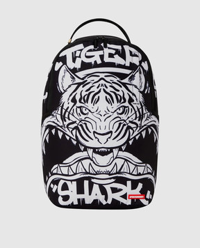 Sprayground Children's black backpack TIGER SHARK PARK 910B7551NSZ