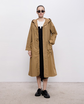 Y`S Yamamoto Brown raincoat YKC11016