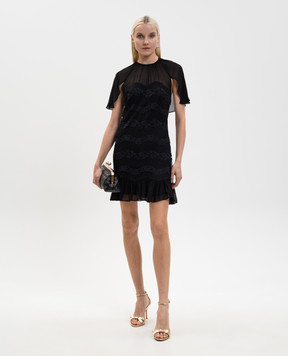 Twinset Black dress with lace 261TP2781