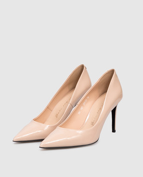 Babe Pay Pls Beige patent leather shoes 201801LA