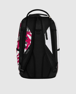Sprayground Children's white backpack CRASH GRAFF TURBO 910B8809NSZ
