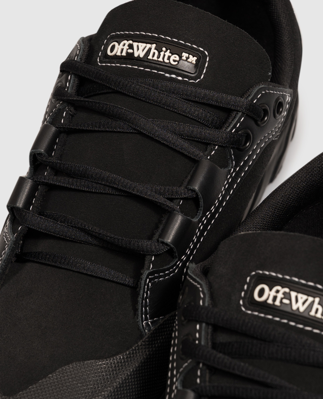 Black suede Vulcanized sneakers Off-White 5
