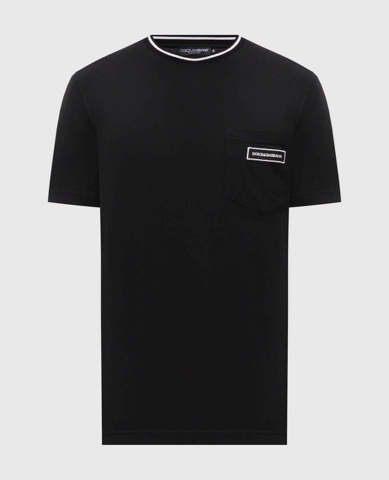 Black T-shirt with patch