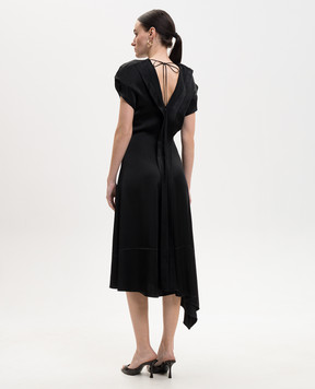 Victoria Beckham Black asymmetrical dress 1226WDR007229A