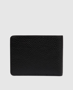 Stefano Ricci Black leather wallet with emblem PP301UVD