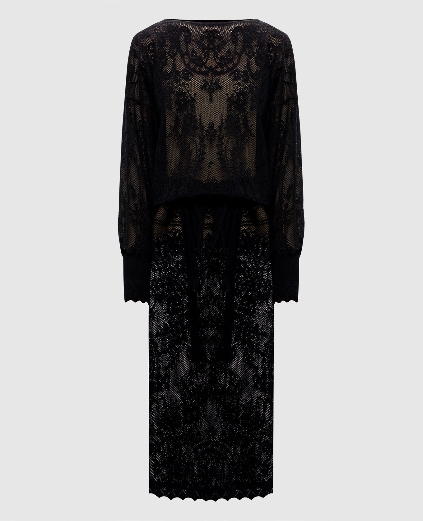 Black maxi dress