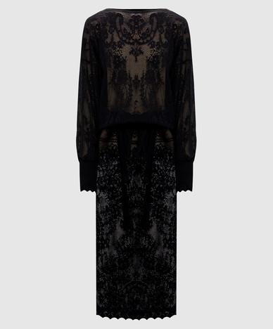 Black maxi dress