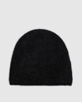 Loulou de Saison Black YANA hat made of wool, cashmere and silk YANA