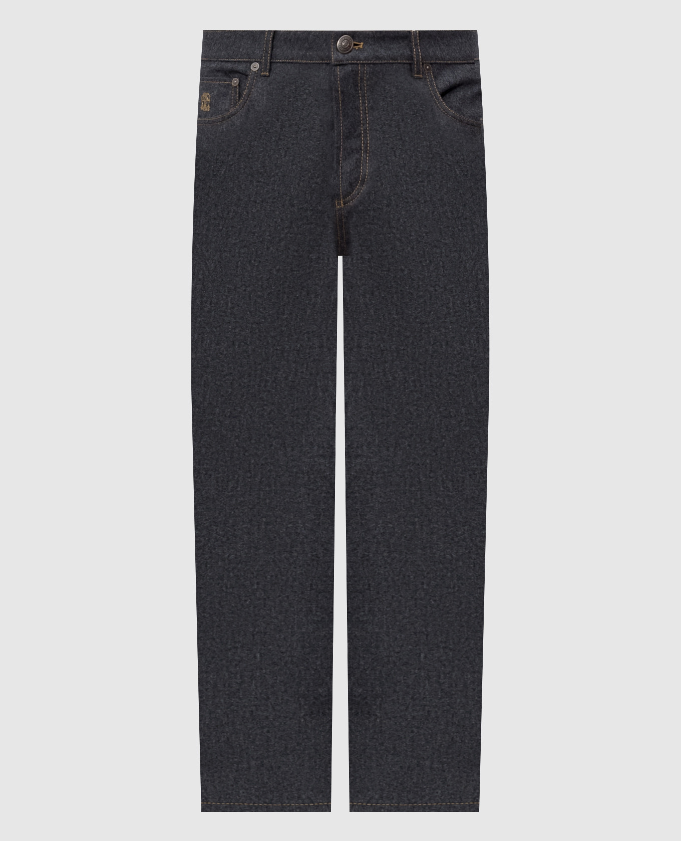 Gray wool pants