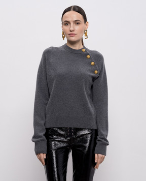 Balmain Gray wool and cashmere jumper GF1KA130KI87