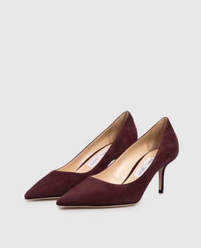 Jimmy Choo Purple suede Love shoes LOVE65BWJ