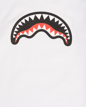Sprayground Children's white long-sleeve Catch Bear SPY1395