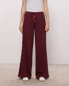 Twinset Burgundy sweatpants 262TT2343