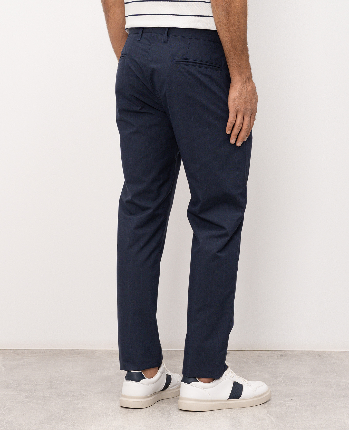 Blue checked pants Florentino 4