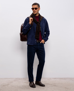 Brunello Cucinelli Blue jeans with logo M277PD3210