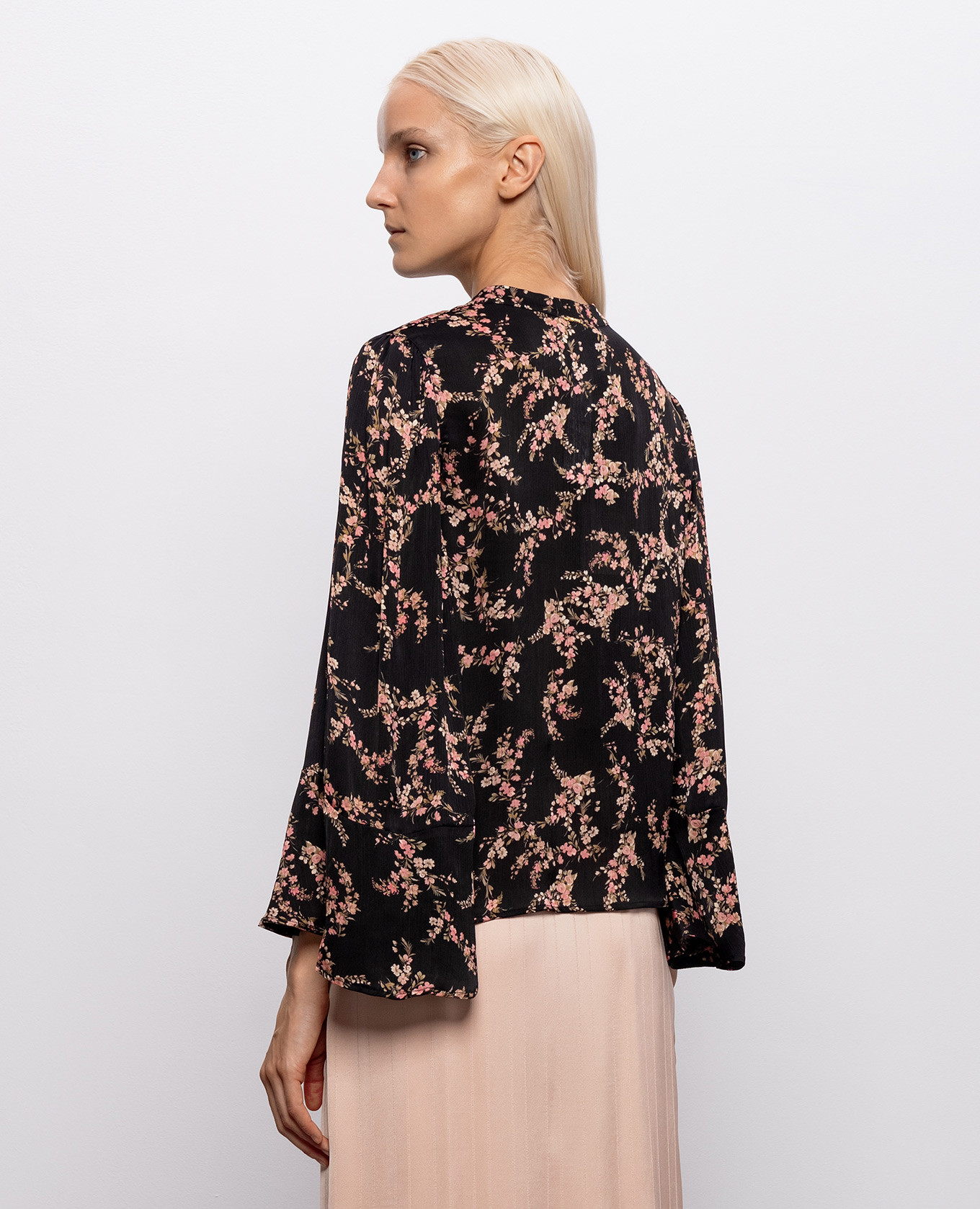 Black printed blouse Twinset 4
