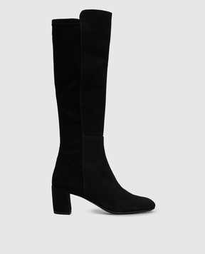 AGL Black suede Lynn boots LYNNHIGHSUEDEim