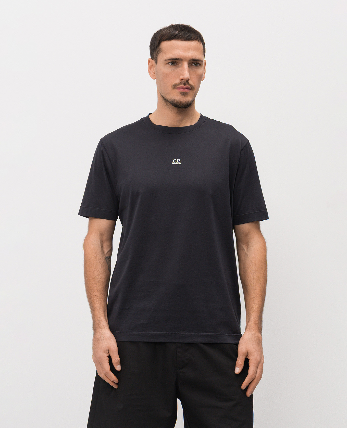 

Blue T-shirt with logo C.P. Company