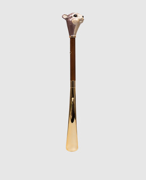 Pasotti Brown Squirrel shoe horn PFPEXXK80