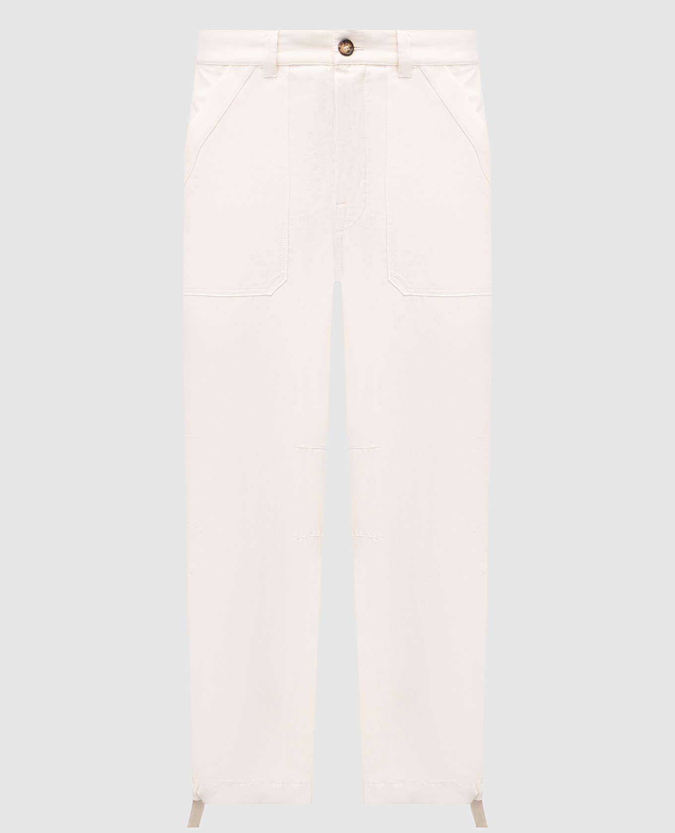 

Beige linen pants Brunello Cucinelli