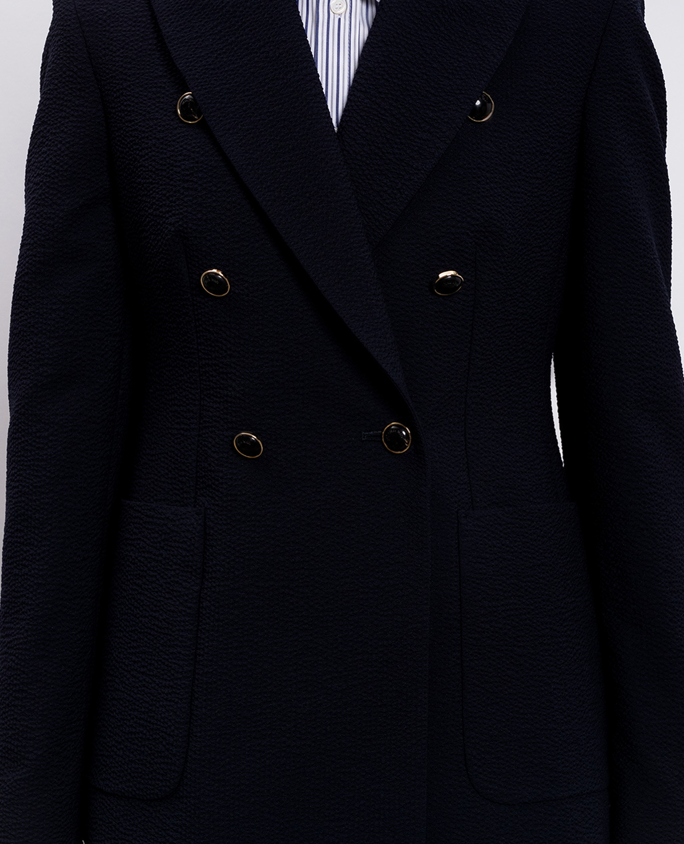 

MXMRICETTA blue double-breasted wool jacket Max Mara