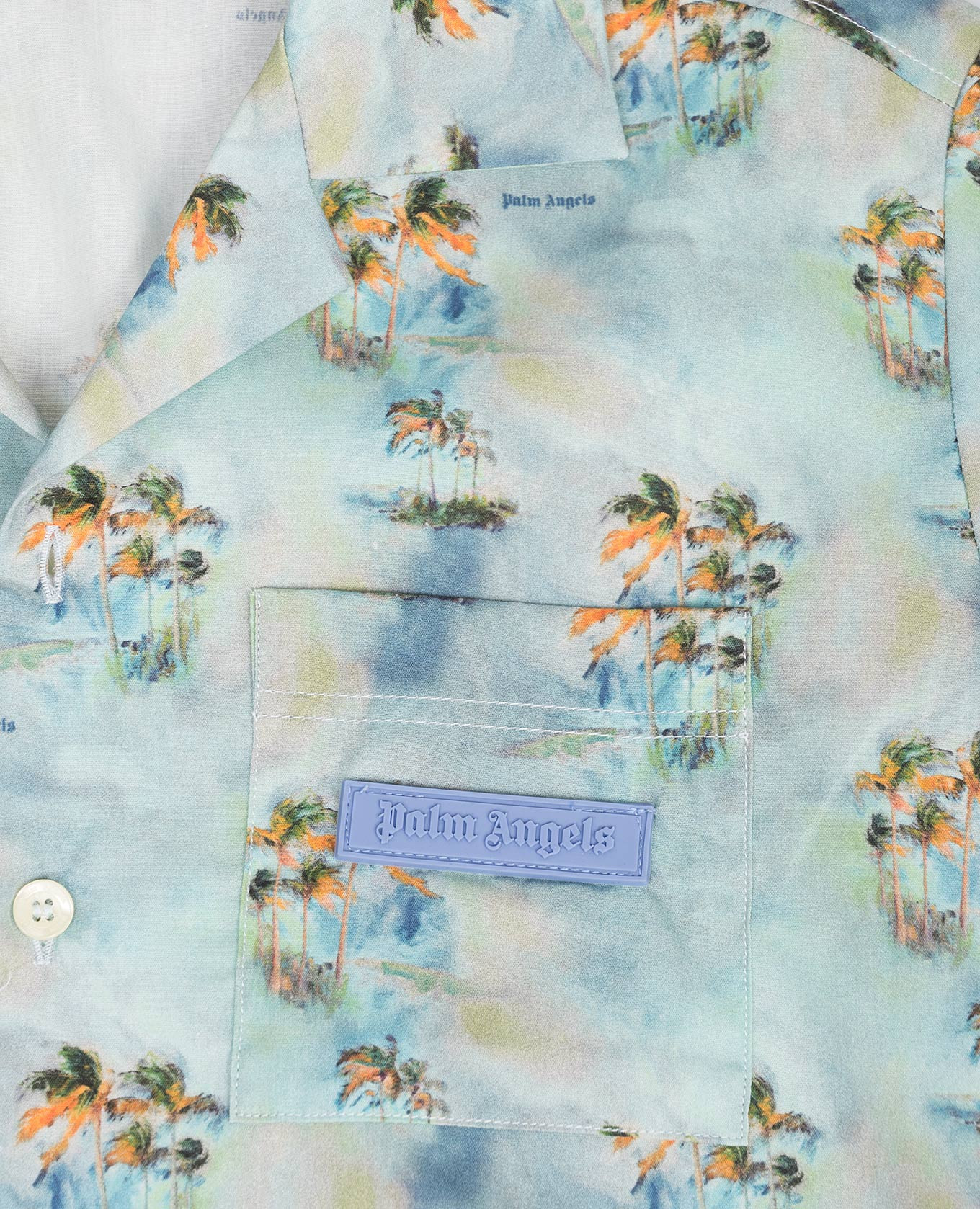 

Children's blue printed shirt Palm Angels, Light blue