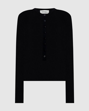 LISA YANG Black Airi cashmere ribbed jumper 2026495