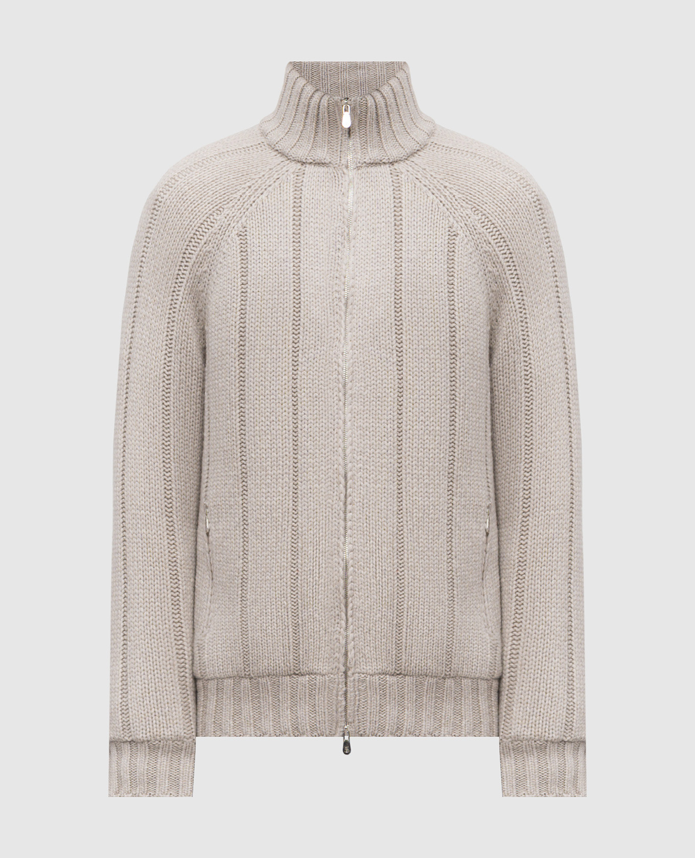 

Beige cashmere down jacket Brunello Cucinelli