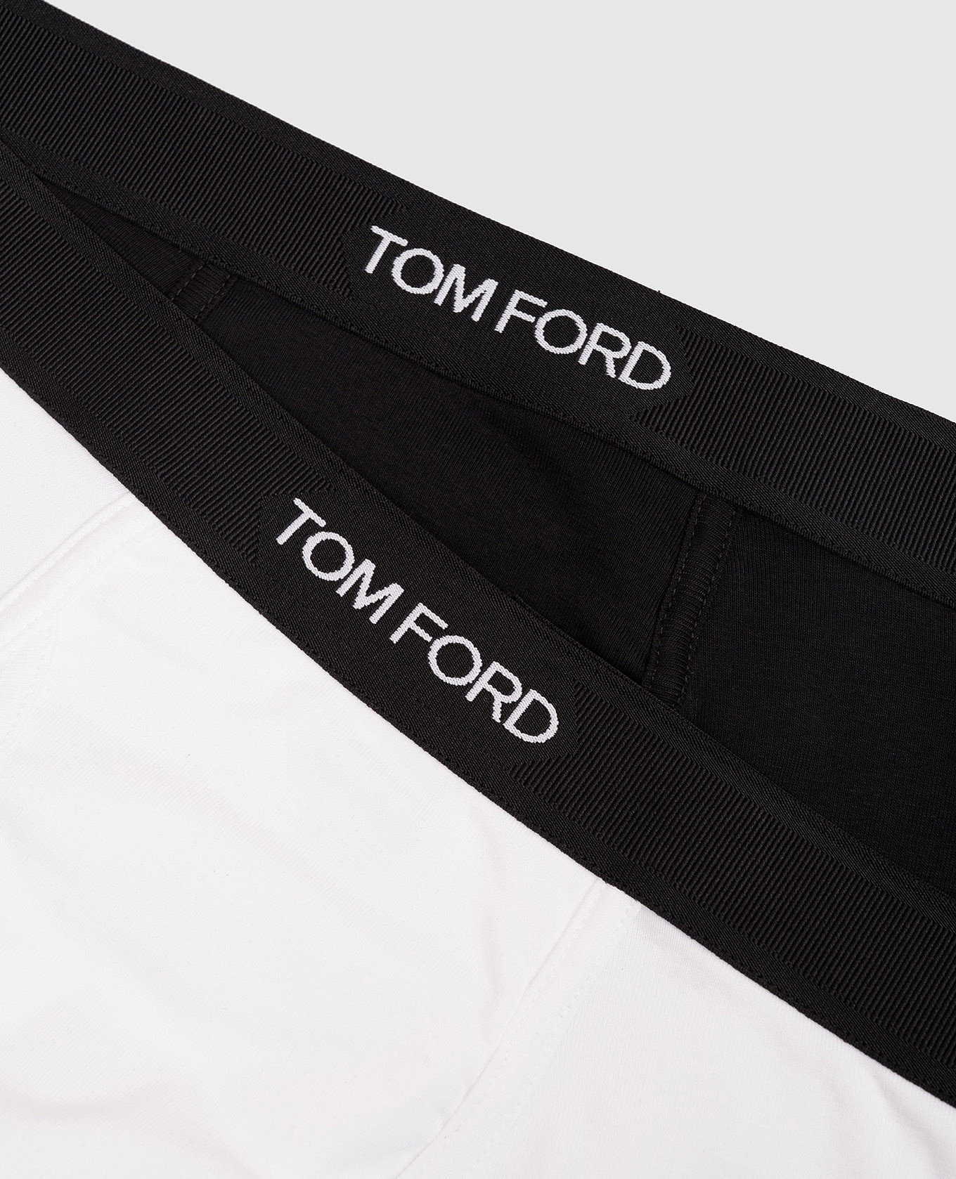 

Set of briefs with logo pattern Tom Ford, White