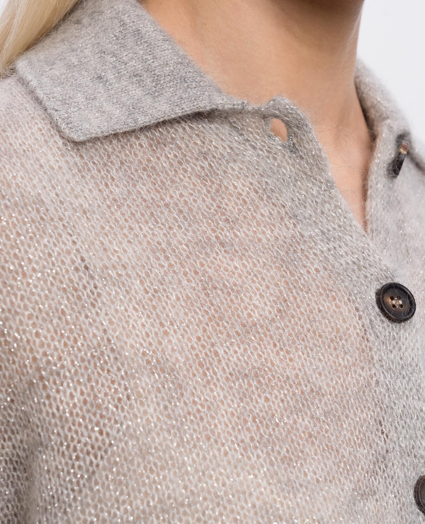 

Gray wool cardigan Brunello Cucinelli, Grey