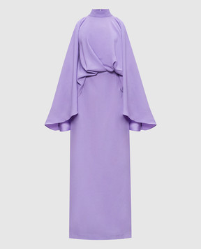 Taller Marmo Bacall purple maxi dress SS2601