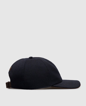 Canali Blue wool cap YA00122H146