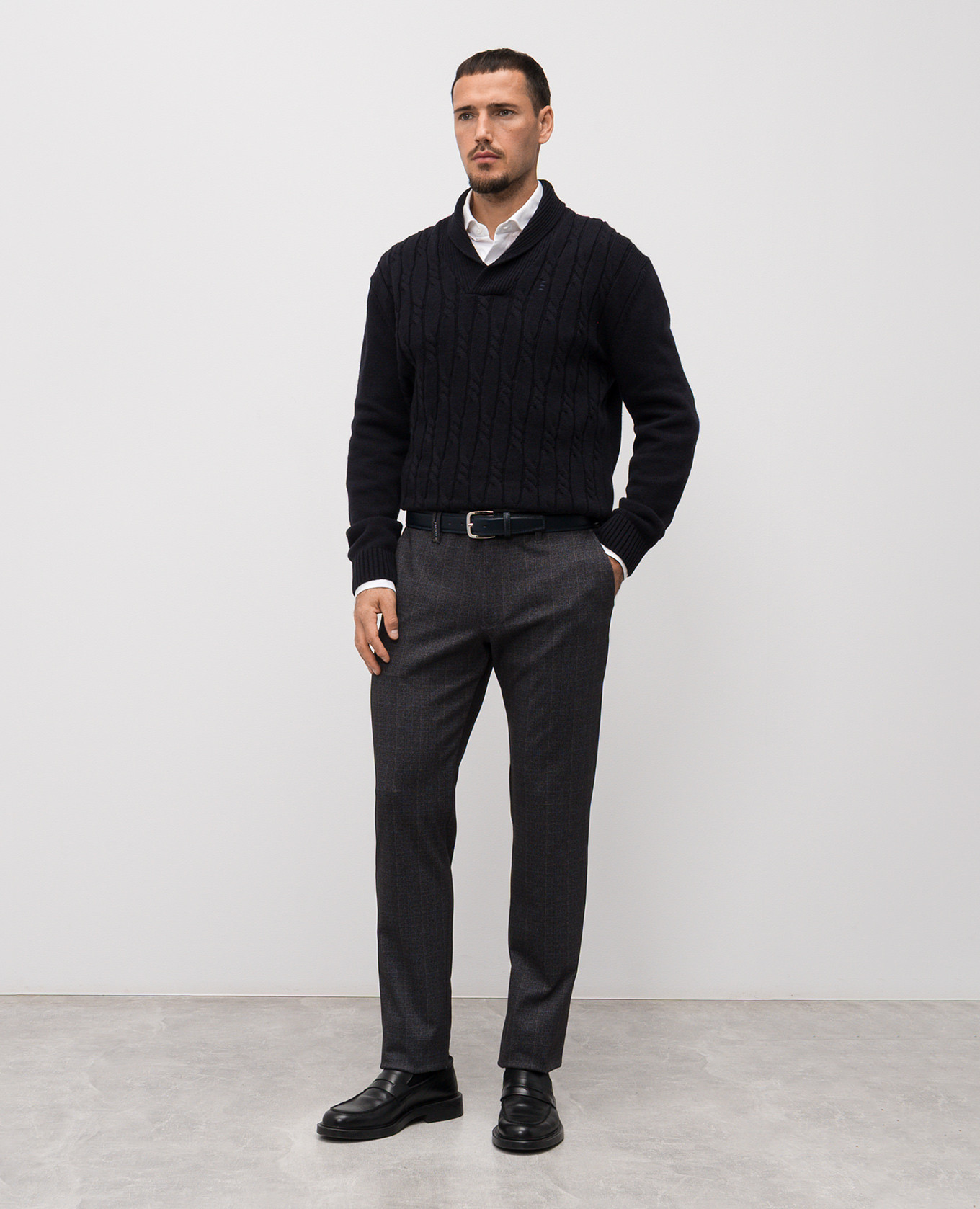 

Gray checked pants Florentino, Grey