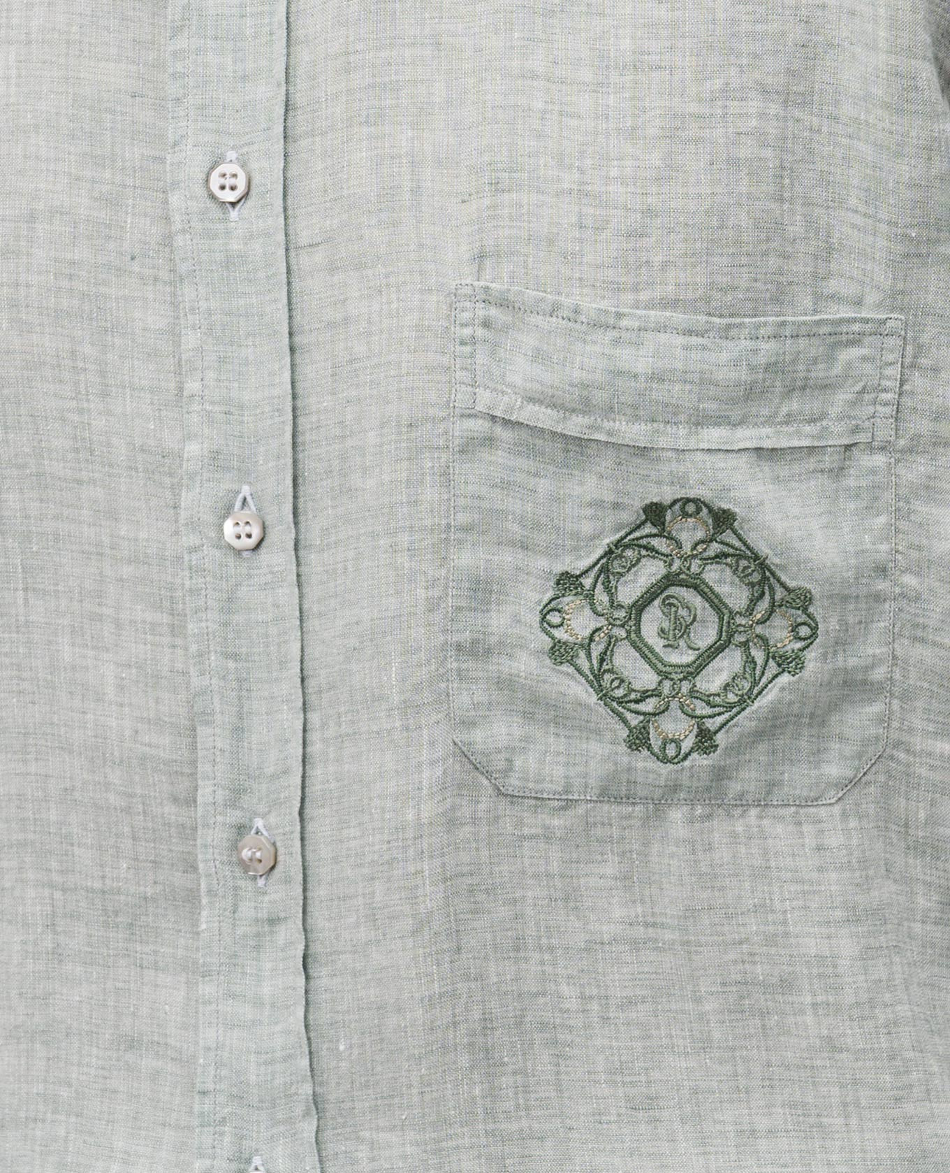 

Green linen shirt Stefano Ricci