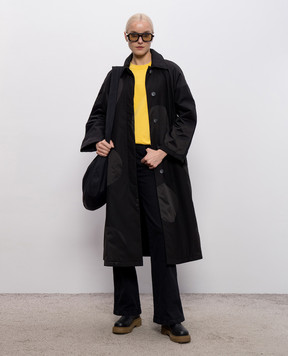 Max & Co BALIA black polka dot coat MCOBALIA