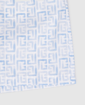 Balmain Children's swim shorts with branded print BYCP29Z3783410
