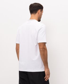 Peserico White T-shirt with logo print R55558J0Q2A0089