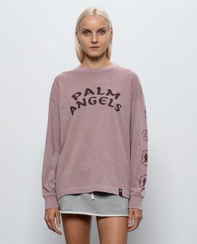 Palm Angels Pink long sleeve with print PAMAB001JR001w