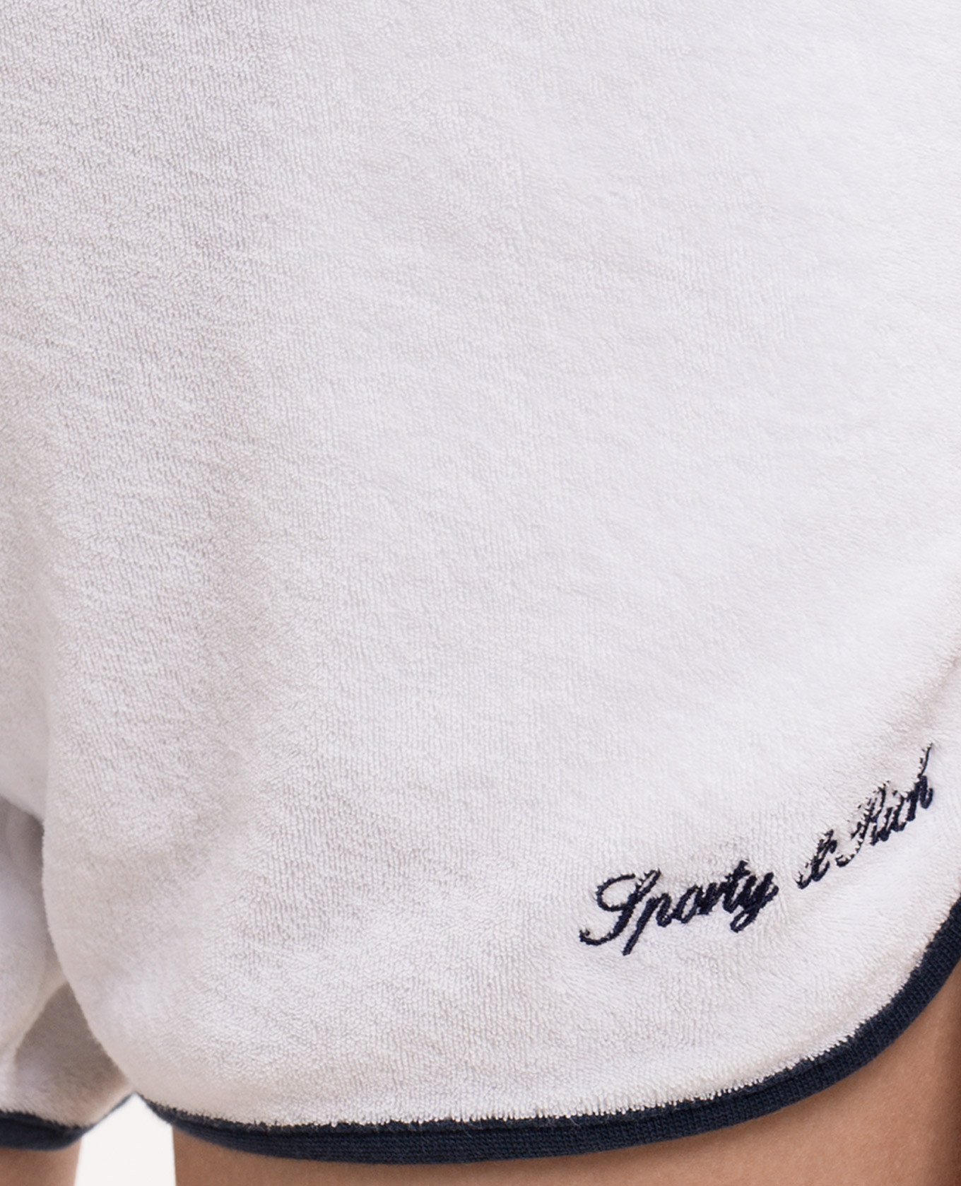 

White Terry Shorts Sporty & Rich