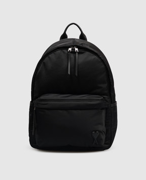 Ami Paris Black backpack ULL728AW0001