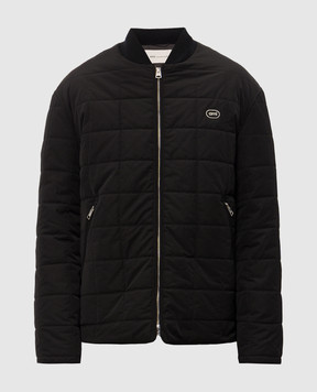 Ami Paris Black quilted jacket UJK938PL0117m