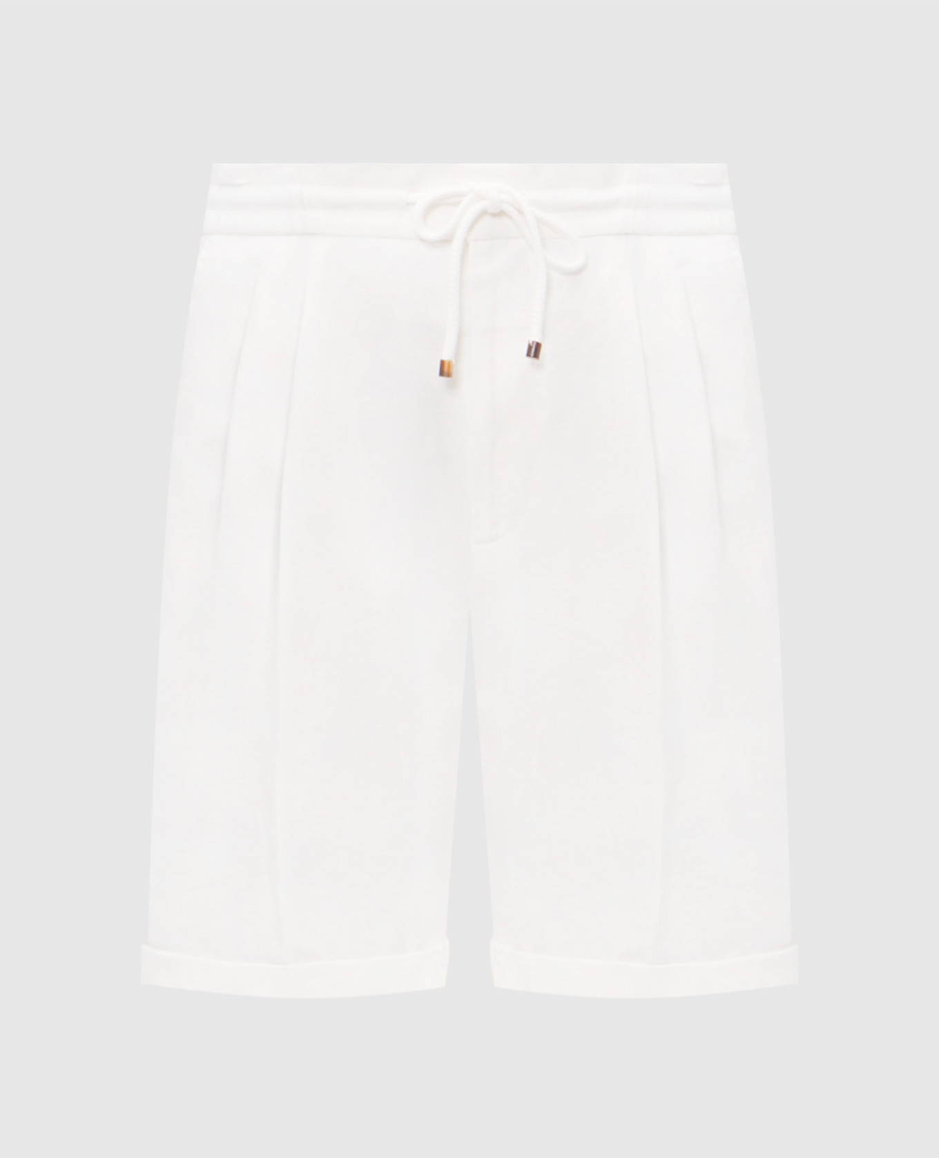 

White linen shorts Brunello Cucinelli