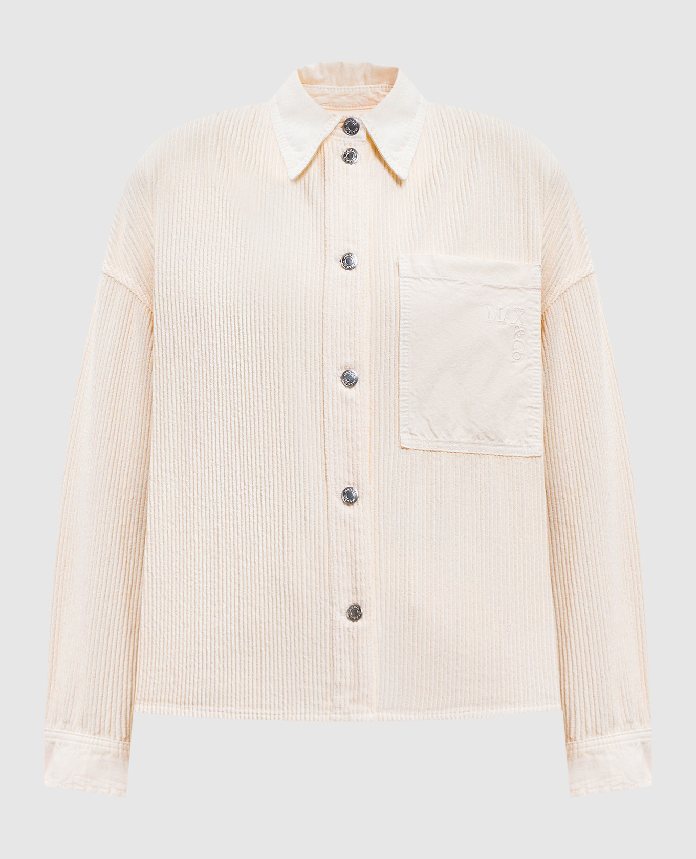 

Beige corduroy shirt ESTRI Max & Co