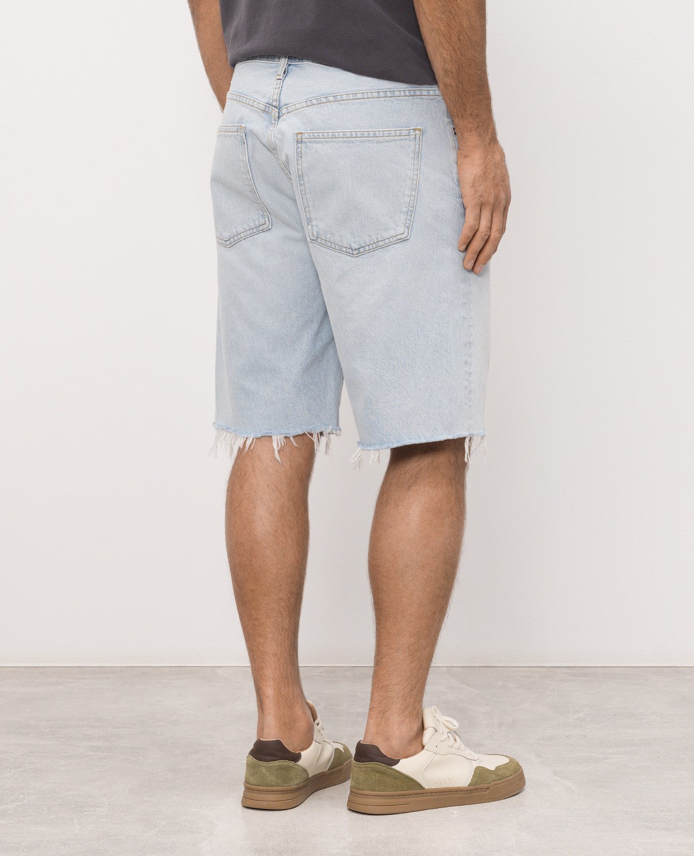 

Anson blue denim shorts AGOLDE, Light blue