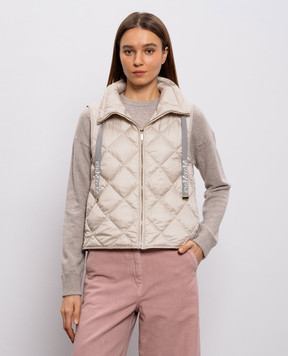 Max Mara Beige down vest REGIC TREGIC