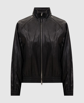 Juun.j Black leather jacket JW623ZW005